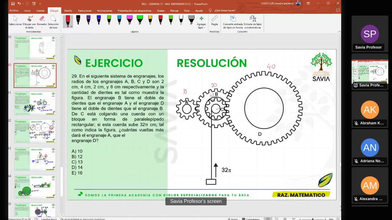 SAVIA SEMIANUAL 2024 | Semana 11 | Raz Mat S2