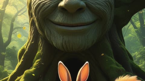 The Bunny and the Talking Tree 🌳 | Urdu Moral Story for Kids | Friendship and Nature Tale