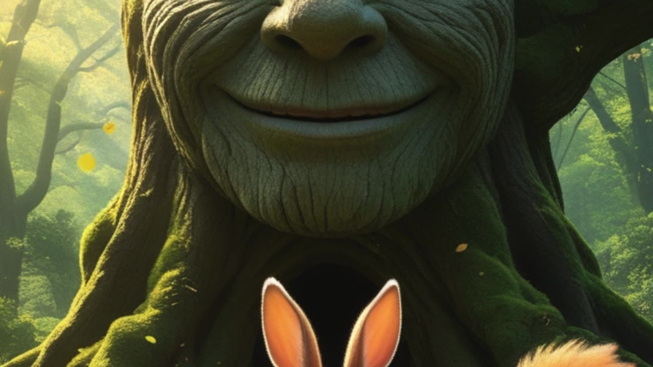 The Bunny and the Talking Tree 🌳 | Urdu Moral Story for Kids | Friendship and Nature Tale