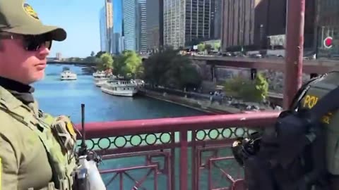 Federal immigration agents were spotted in downtown Chicago 
