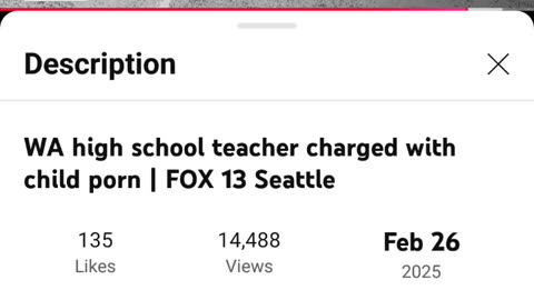 WA High School Teacher Charged With Possession of Child P0rn