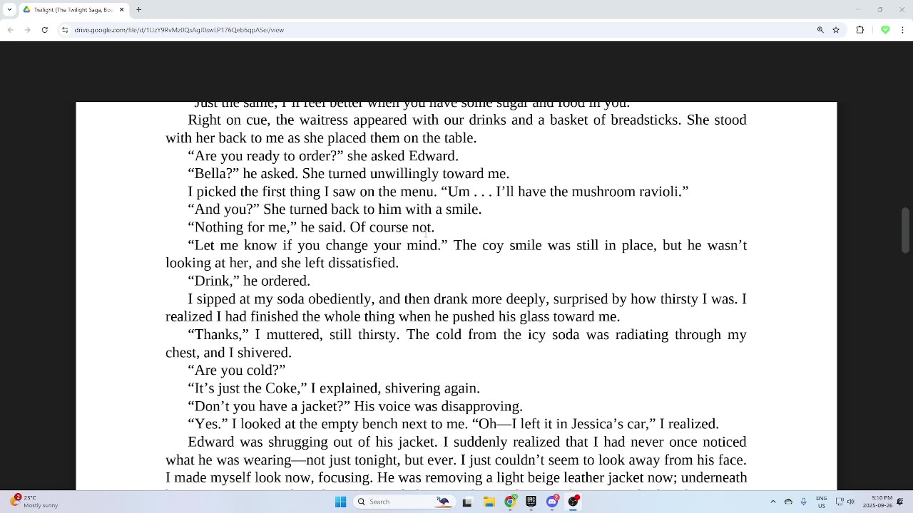 Twilight - Book 1 - chapter 8