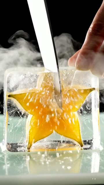 The Shape Inside This Ice… 😳⭐