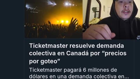 Ticketmaster pagará $6 millones en demanda colectiva en Canadá