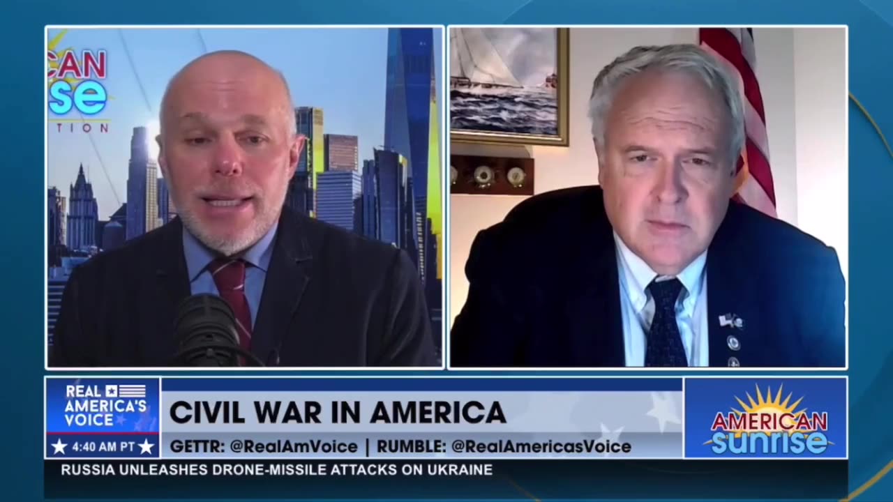 'There's a literally civil war': GOP candidate pushes Trump to use Insurrection Act