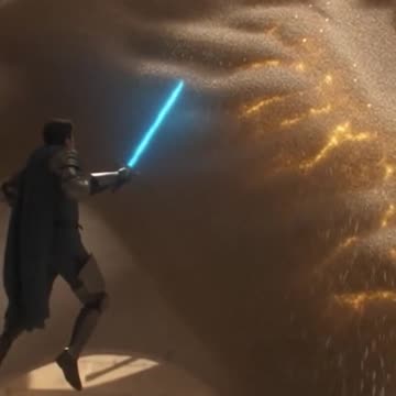 Epic Knight vs Sand Elemental | Collapsing Ruins Battle Cinematic