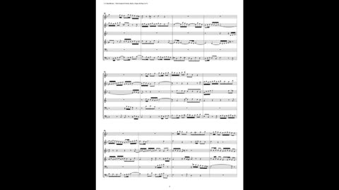 J.S. Bach - Well-Tempered Clavier: Part 1 - Fugue 20 (Double Reed Sextet)