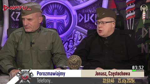 Porozmawiajmy Śr. 21.1.2026r. W. Olszański, M. Osadowski Rodacy Kamraci NPTV.pl