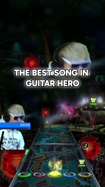 The best song in Guitar Hero