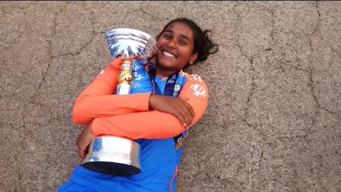 Indian U19 Women team are in celebration mode after winning the "ICC U19 Women's T20 World Cup