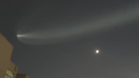 SpaceX Rocket Soars Over Tijuana