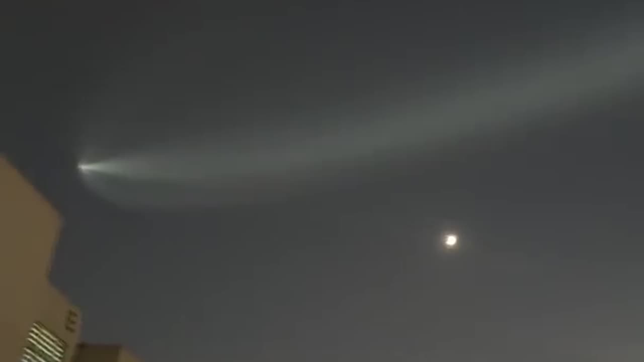 SpaceX Rocket Soars Over Tijuana