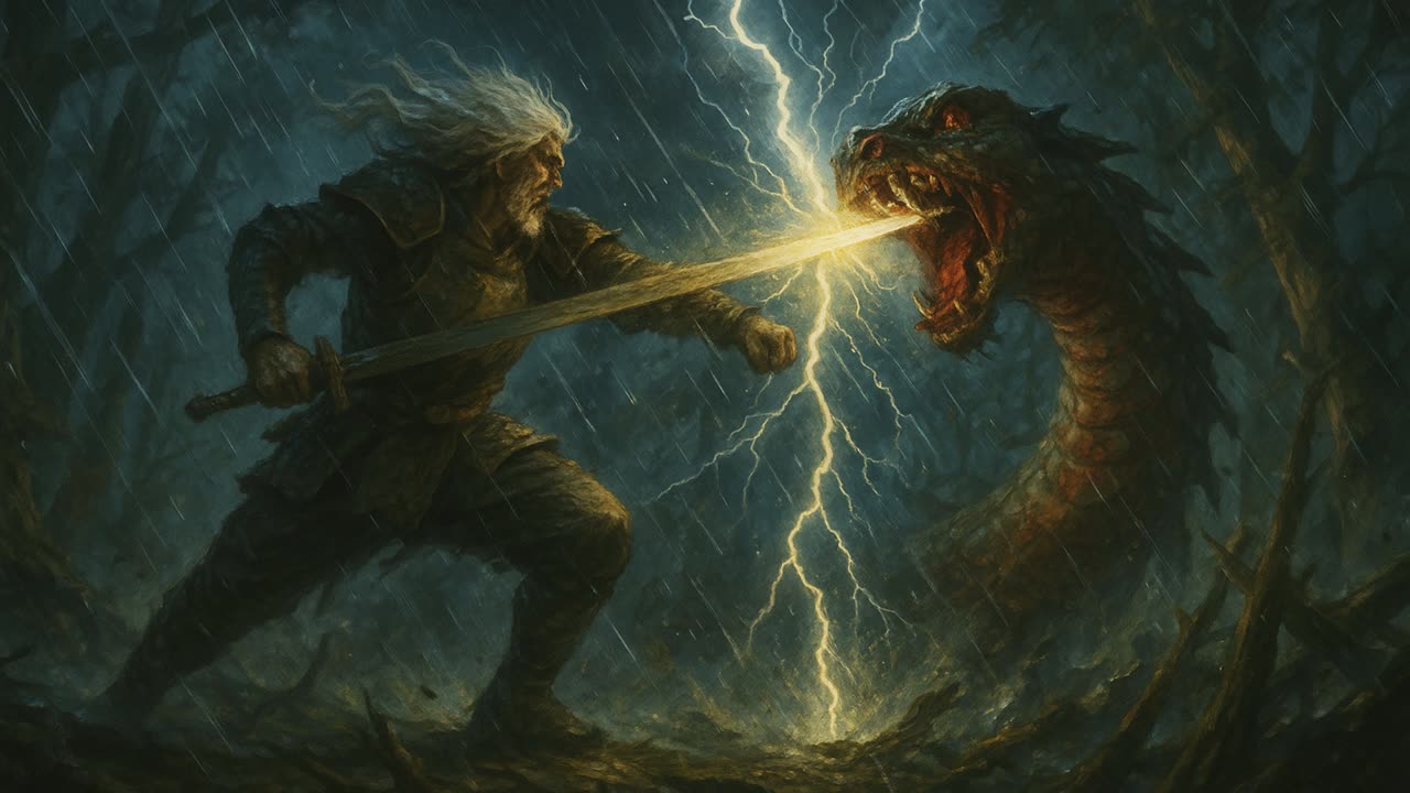 Susanoo and the Eight-Headed Serpent Orochi