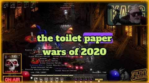 Diablo 2 Resurrected" Toilet paper wars of 2020