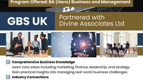 BA (Hons) Business & Management at GBS UK – with Divine Associates Ltd.