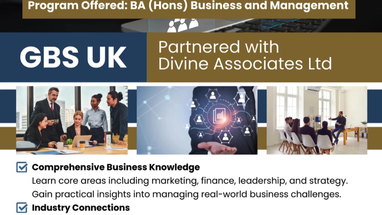 BA (Hons) Business & Management at GBS UK – with Divine Associates Ltd.
