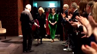 Queen Camilla attends special screening of 'Hamnet' in London