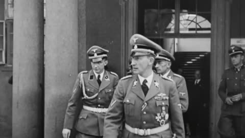 🤯⚠️ Shocking Close-Up of Reinhard Heydrich’s Intense Gaze | FeedMyCuriosity