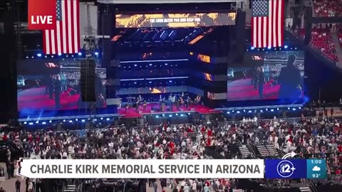 Charlie Kirk memorial service in Glendale | KPNX Coverage