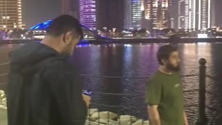 Islam Makhachev’s Giant LED Building Projection Lights Up Doha