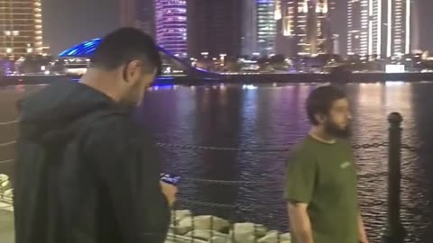 Islam Makhachev’s Giant LED Building Projection Lights Up Doha