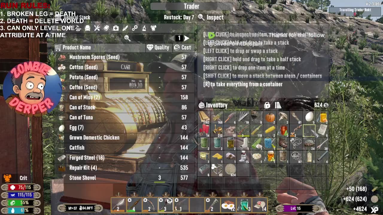 Wild West vs Zombies | 7 Days to Die Permadeath