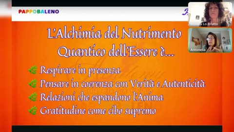 Alchimia nutrimento Quantico dell'Essere Diretta 33 minuti
