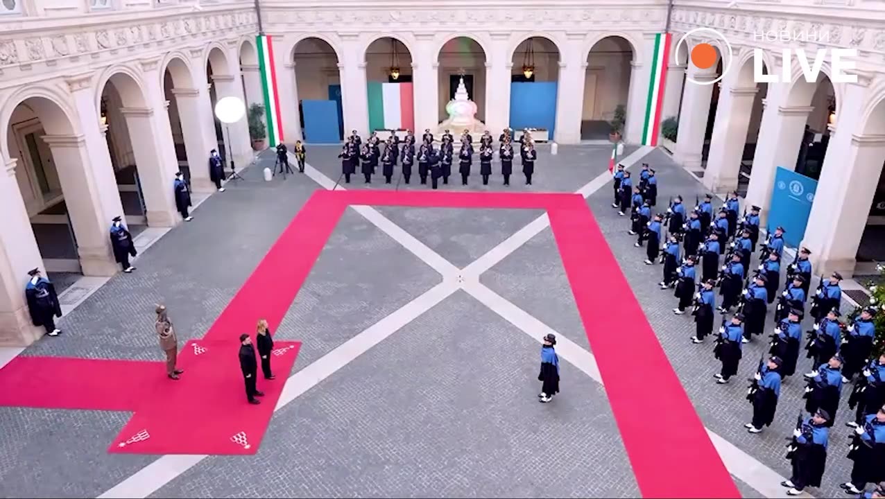 Zelenskyy met with Prime Minister Meloni in Rome. Game over.