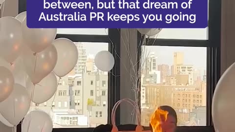 When you're drowning in paperwork, but the dream of Australia PR keeps the fire alive!