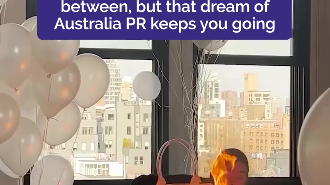 When you're drowning in paperwork, but the dream of Australia PR keeps the fire alive!