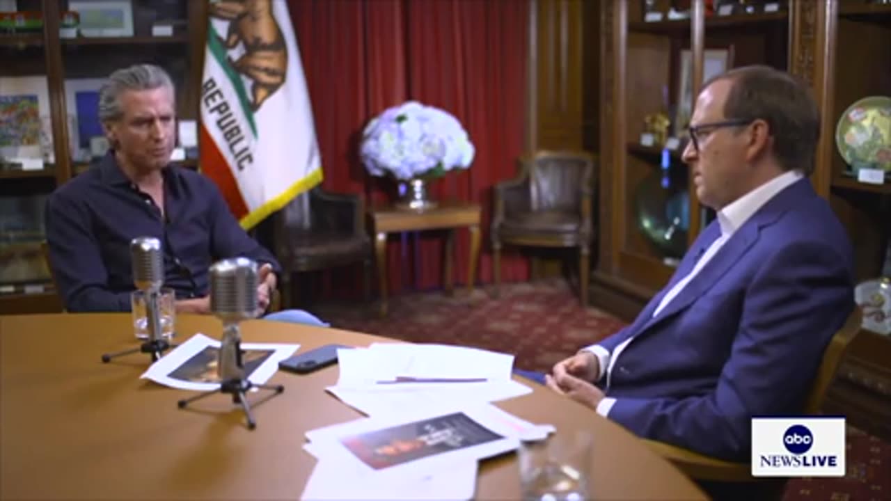 ‘Patrick Bateman Vibes’Jon Karl Stuns Gavin Newsom by Revealing Own Friends Compare ‘American Psycho