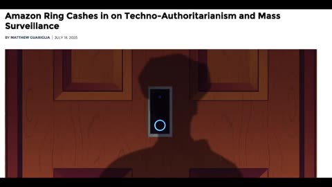 AMAZON RING IS NOW ILLEGALLY USING FACIAL RECOGNITION ON ANYONE WHO GOES NEAR A FRONT DOOR!
