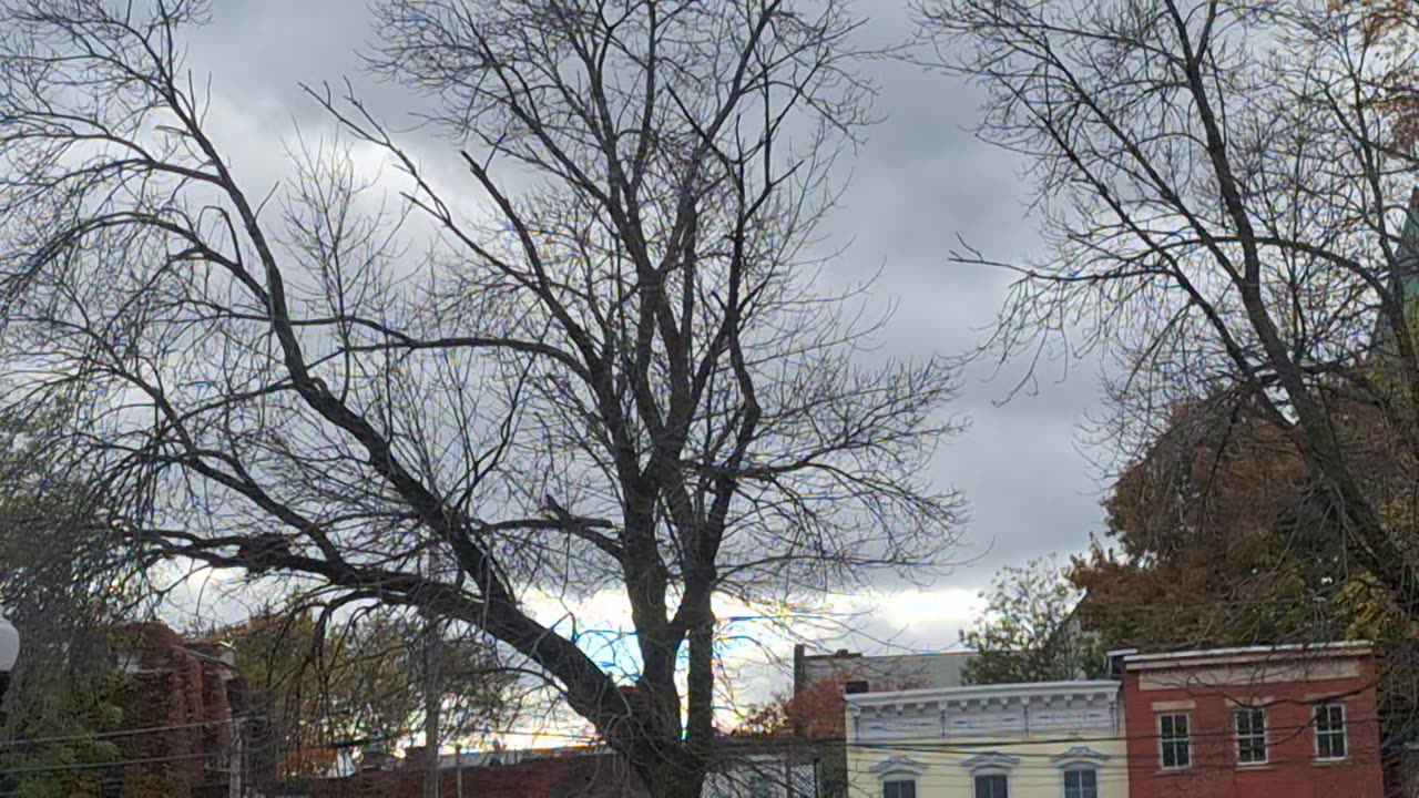 "Clouds" blocking the white sun(blue hue) and the yellow sun in the atmosphere
