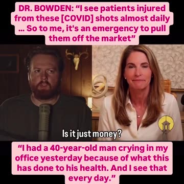 Dr. Bowden on mRNA Jab Carnage