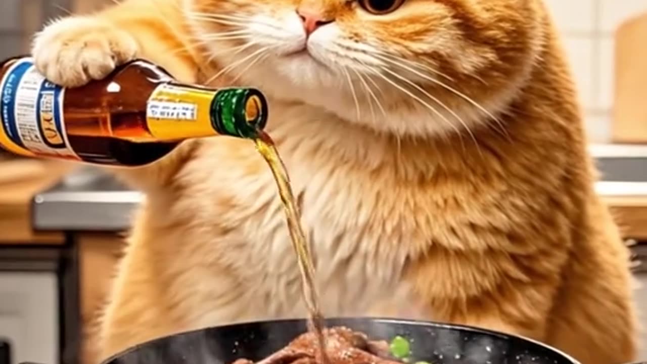 cat story, cat cooking story 02 #aicatstories #aistorytelling #aicat