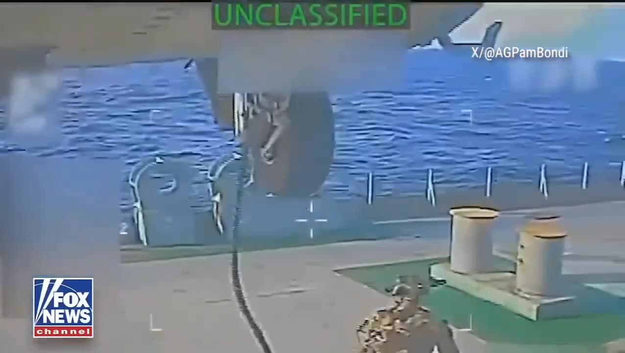 Pam Biondi released this footage showing U.S. forces seizing an oil tanker