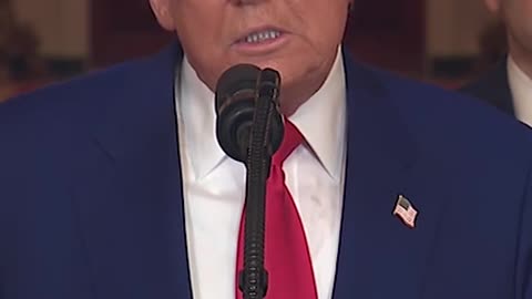 President Donald Trump addressed the nation from the White House