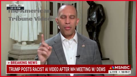 akeem Jeffries Goes Ballistic on MSNBC Whining about Video of Him in a Sombrero 