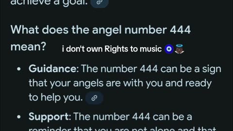 Angel number 444👼🏿🧿🗣️
