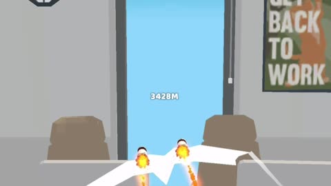 Paper Plane: Flight 4933 Meters