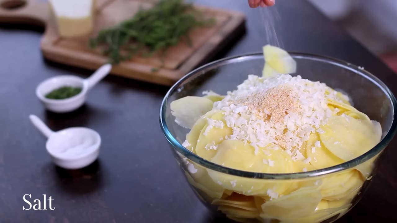 Parmesan Potato Stacks by Ella