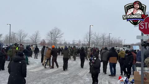ICE agents COMMANDEERED a leftist’s pickup truck deliberately parked to BLOCK the federal building