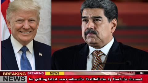 "Maduro Reaches Out to Trump After U.S. Drug Boat Strike"