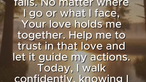 Prayer of Trust in God’s Love 💖