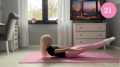 Amazing: 5MIN FLAT STOMACH & ABS WORKOUT// PILATES INSPIRED EVERYDAY WORKOUT AT
