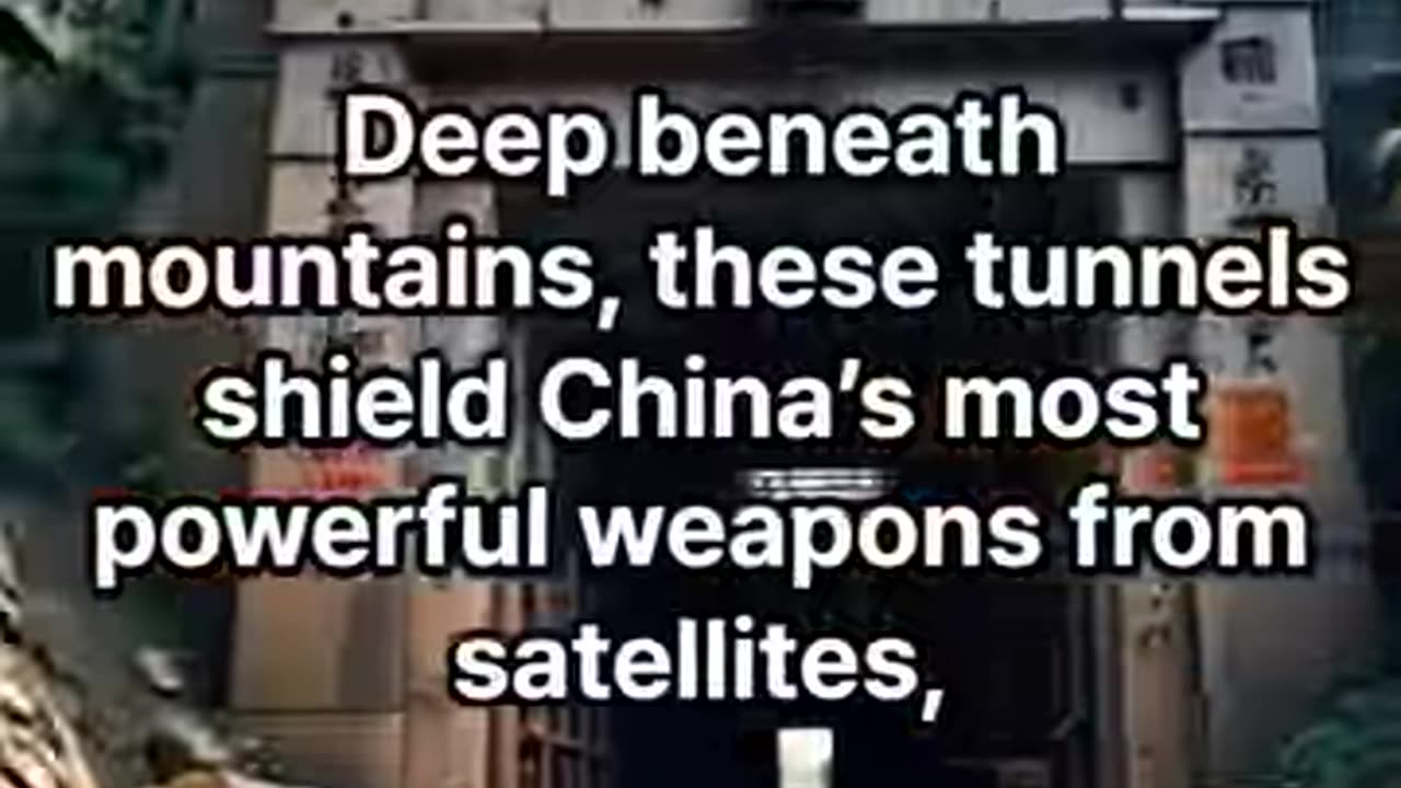 China underground missiles