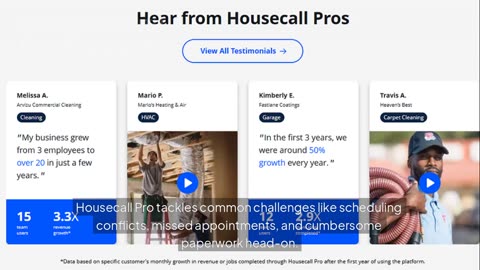 Why 180,000+ Pros Trust Housecall Pro to Streamline Their Business Operations