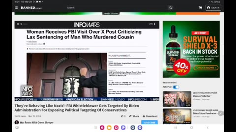 WHISTLE BLOWER CLIP FROM INFOWARS