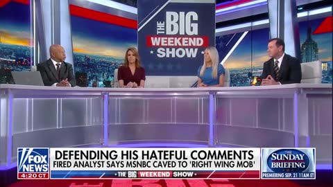 Ousted MSNBC analyst defends comments about Charlie Kirk