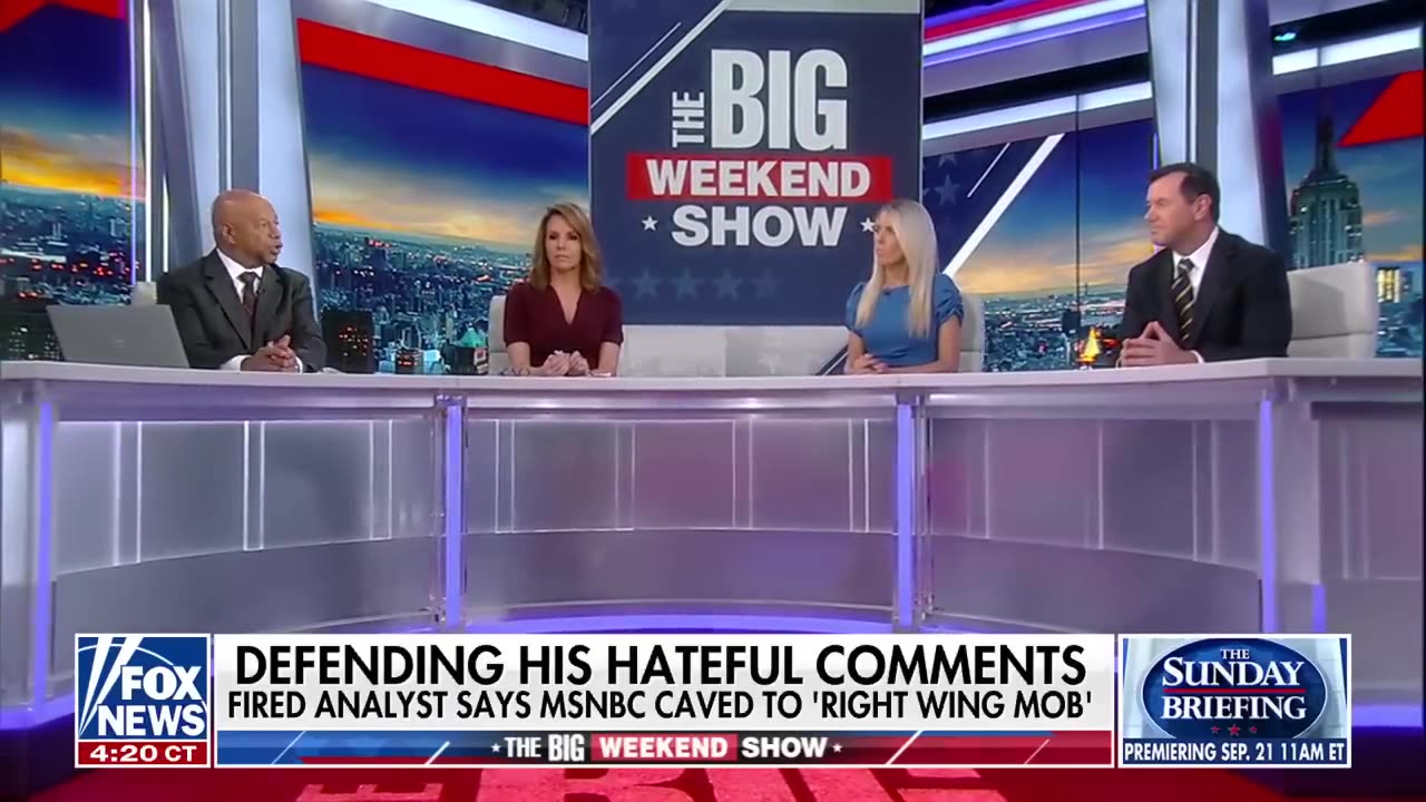 Ousted MSNBC analyst defends comments about Charlie Kirk